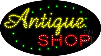 Antique Shop Animated LED Sign