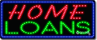 Home Loans Animated LED Sign