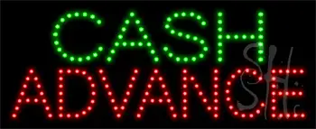 Cash Advance LED Sign