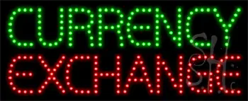 Currency Exchange LED Sign