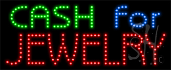 Cash for Jewelry LED Sign