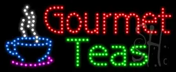 Gourmet Teas LED Sign
