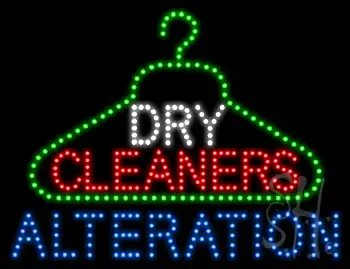 Dry Cleaners Alteration LED Sign