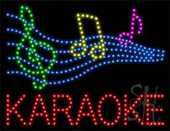 Karaoke LED Sign