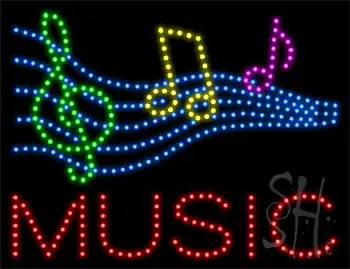 Music LED Sign