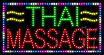Thai Massage LED Sign