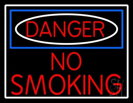 Danger No Smoking LED Neon Sign