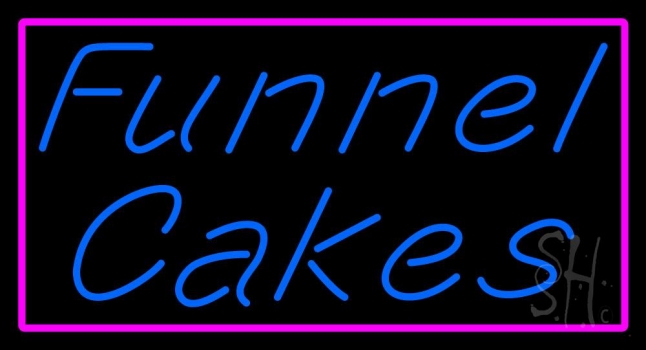 Funnel Cake LED Neon Sign