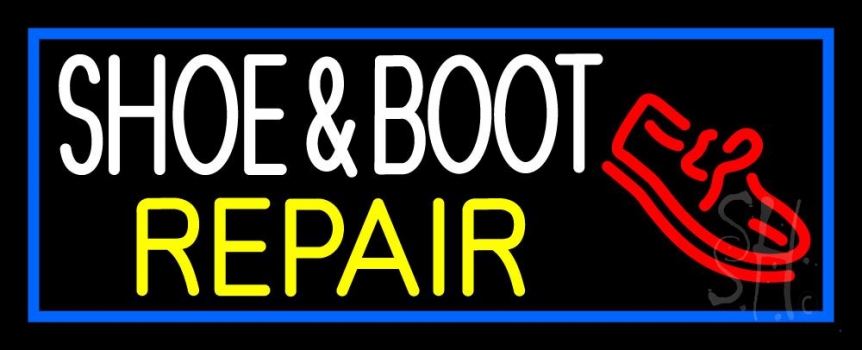 Shoe and Boot Repair LED Neon Sign