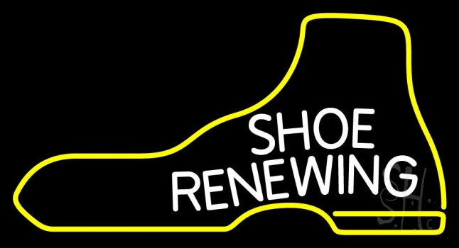Shoe Renewing LED Neon Sign