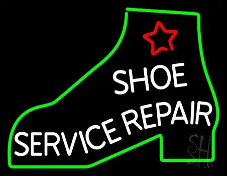 Shoe Service Repair LED Neon Sign