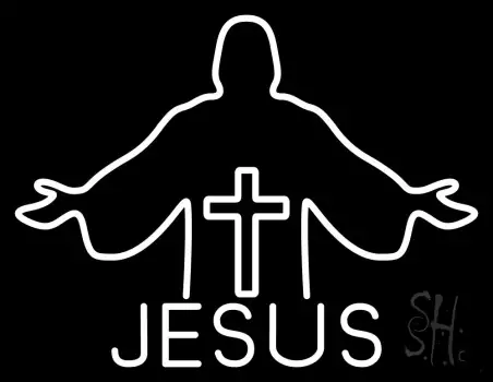 Jesus Christian Cross LED Neon Sign