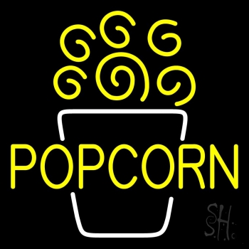 Popcorn Block LED Neon Sign