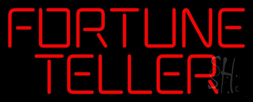 Red Fortune Teller LED Neon Sign