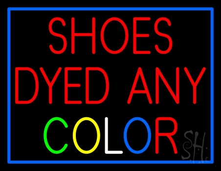 Shoes Dyed And Color LED Neon Sign