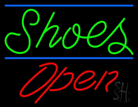 Shoes Open LED Neon Sign
