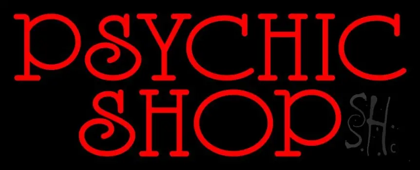 Red Psychic Shop LED Neon Sign