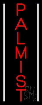 Red Vertical Palmist LED Neon Sign