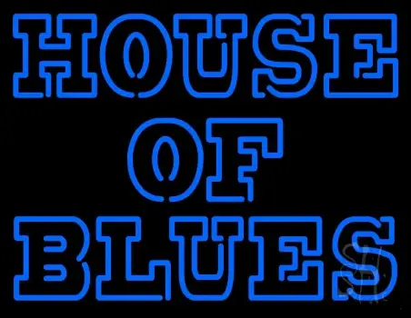 Blue House Of Blues LED Neon Sign
