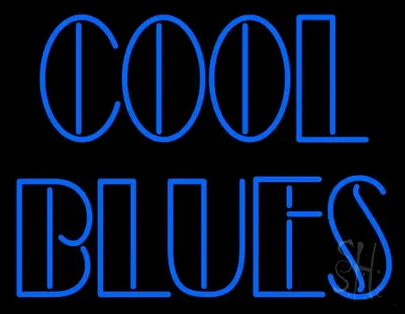 Cool Blues LED Neon Sign