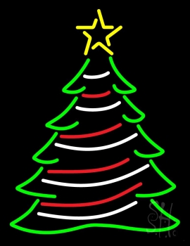 Decorative Christmas Tree LED Neon Sign