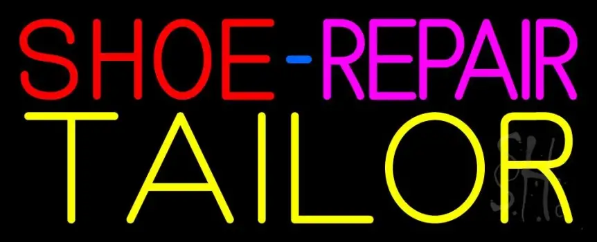 Shoe Repair Tailor LED Neon Sign