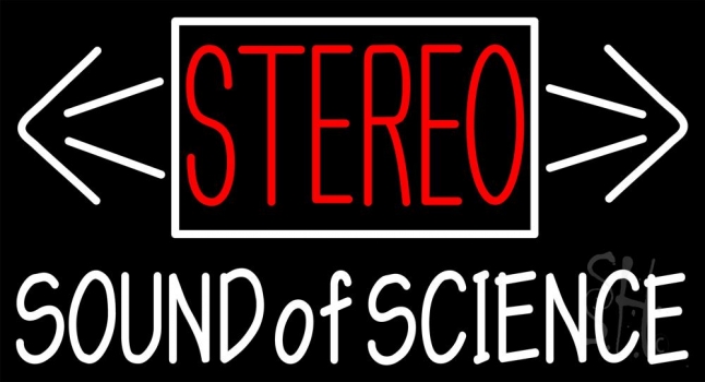 Stereo Sound Of Science LED Neon Sign