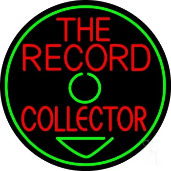 The Record Collector LED Neon Sign