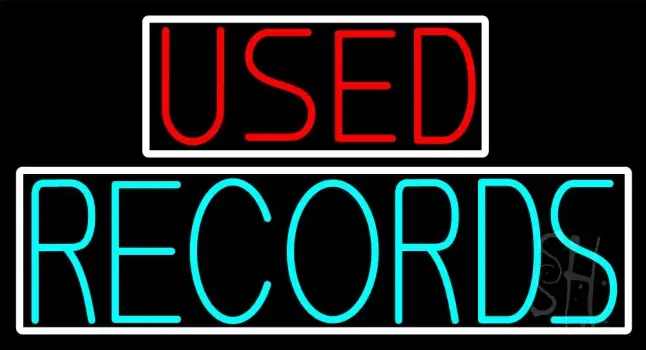 Used Records LED Neon Sign