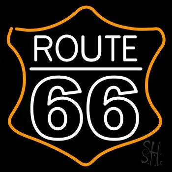Route 66 Block LED Neon Sign