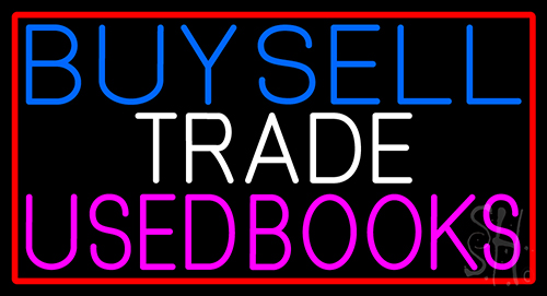 Buy Sell Trade Used Books LED Neon Sign
