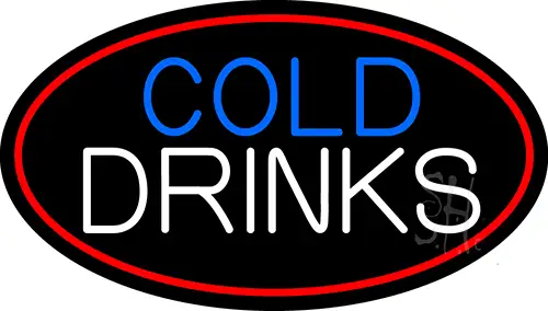 Cold Drinks LED Neon Sign