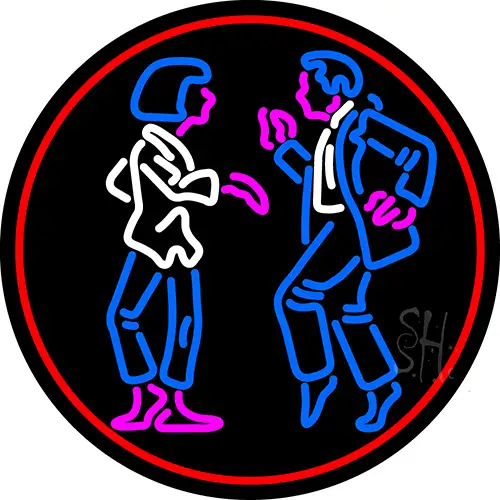 Dancing Couple LED Neon Sign