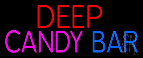 Deep Candy Bars LED Neon Sign