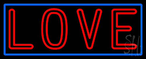 Double Stroke Love LED Neon Sign