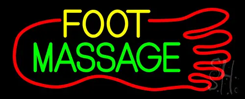 Foot Massage LED Neon Sign