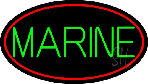 Green Marine LED Neon Sign