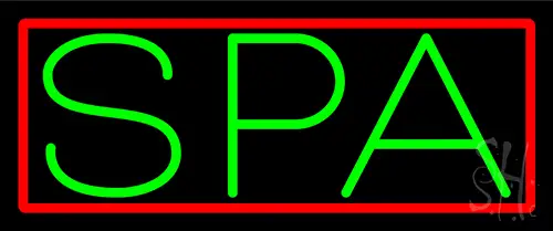 Green Spa LED Neon Sign