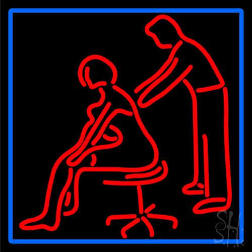 Male Female Massage Logo LED Neon Sign