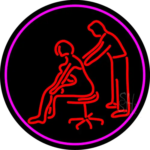 Male Female Massage Logo LED Neon Sign