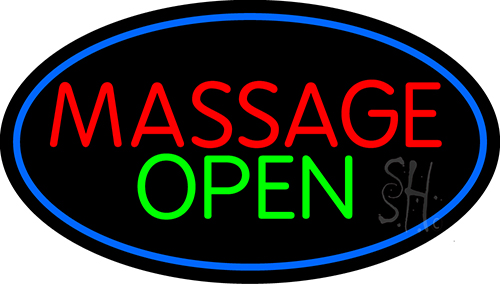 Massage Open LED Neon Sign