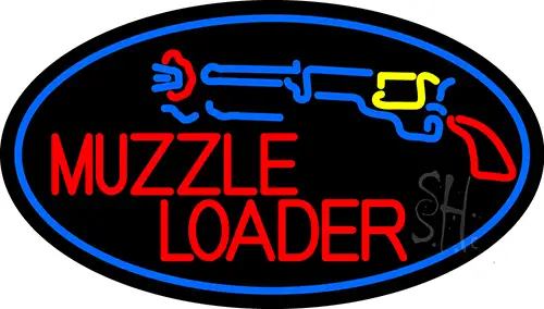 Muzzle Loader LED Neon Sign