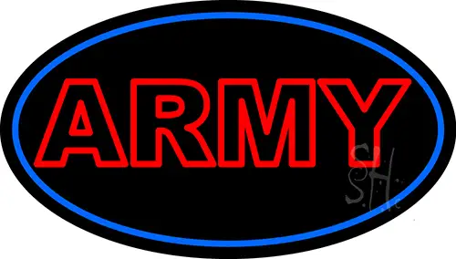 Red Army LED Neon Sign