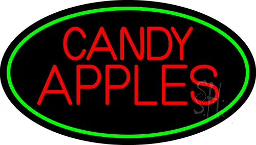 Red Candy Apples LED Neon Sign