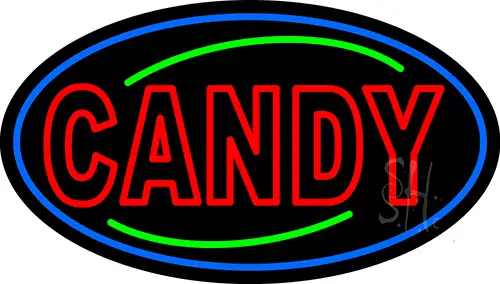 Red Candy LED Neon Sign