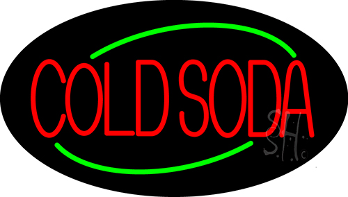 Red Cold Soda LED Neon Sign