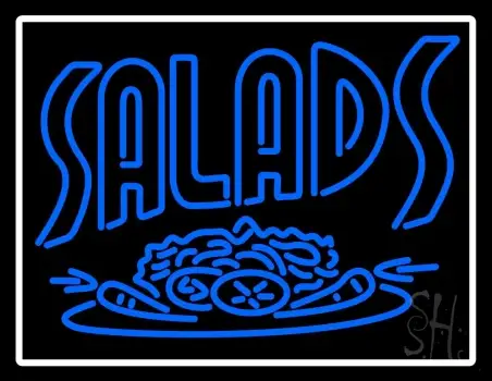 Blue Salads LED Neon Sign