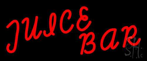 Red Juice Bar LED Neon Sign