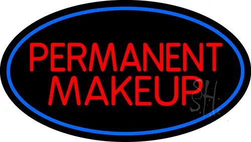 Red Permanent Makeup LED Neon Sign