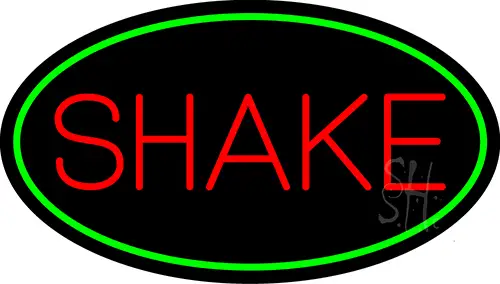 Red Shakes LED Neon Sign